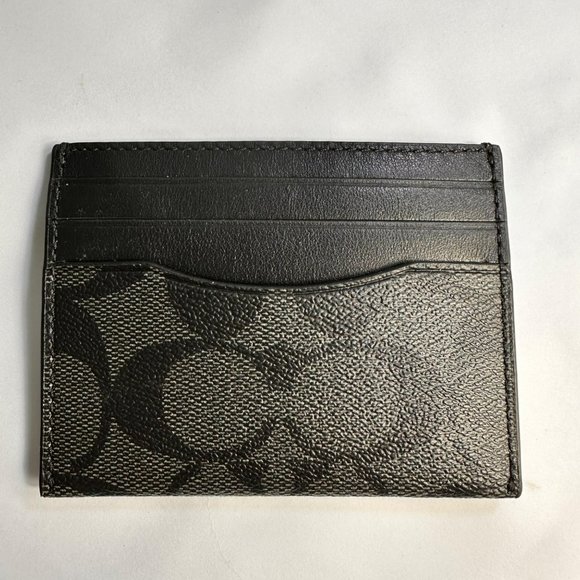 Coach Other - Coach Card Slim ID Card Case In Signature Canvas